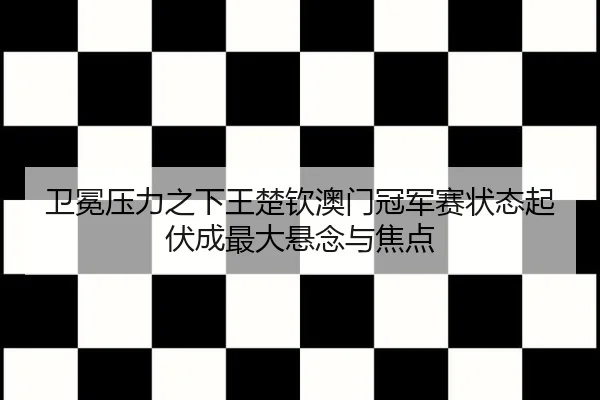 卫冕压力之下王楚钦澳门冠军赛状态起伏成最大悬念与焦点